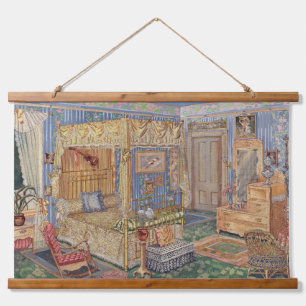 Tapiz Con Marco De Madera Encanto anticuado de moda