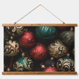 Tapiz Con Marco De Madera Encanto de vacaciones nocturnas Botánico