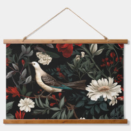 Tapiz Con Marco De Madera Encanto navideño de luz