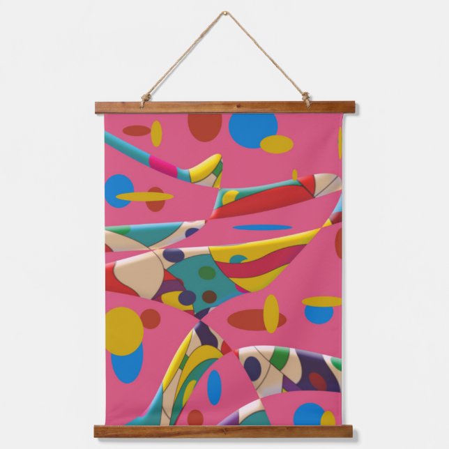 Tapiz Con Marco De Madera Enjoy (Anverso)