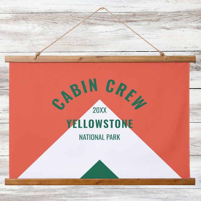 Tapiz Con Marco De Madera Equipo de cabina Personalizado Destino Verde Rojo  (Subido por el creador)