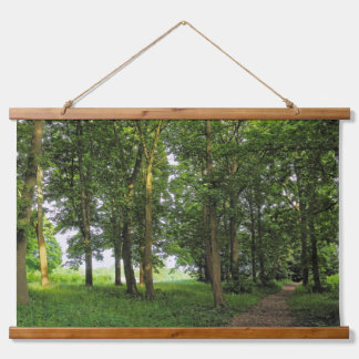Tapiz Con Marco De Madera Escena de Woodland. Bosque de Blackweir, Cardiff