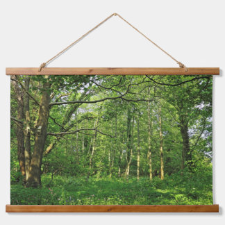 Tapiz Con Marco De Madera Escena de Woodland. Bosque de Blackweir, Cardiff