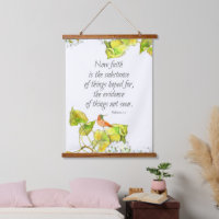 Escritura de Biblia Hebreos 11 Árbol de Colibrí