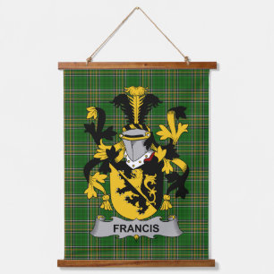 Tapiz Con Marco De Madera Escudo de armas de Francis en Irlanda