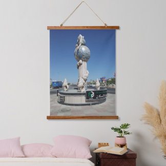 Tapiz Con Marco De Madera Escultura para los habitantes marinos
