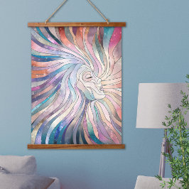 Tapiz Con Marco De Madera Esencia etérea - Arte mosaico