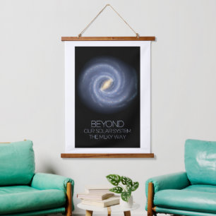 Tapiz Con Marco De Madera Espacio Ultraterrestre, Galaxia, Vía Láctea, Cosmo