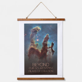 Tapiz Con Marco De Madera Espacio Ultraterrestre, Galaxia, Vía Láctea, Pilar