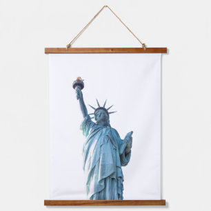 Tapiz Con Marco De Madera Estatua de la Libertad Ciudad de Nueva York