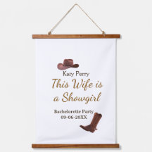 Este nombre de esposa es una chica del espectáculo