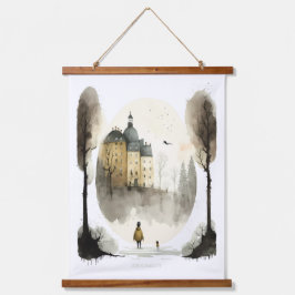 Tapiz Con Marco De Madera Estocolmo