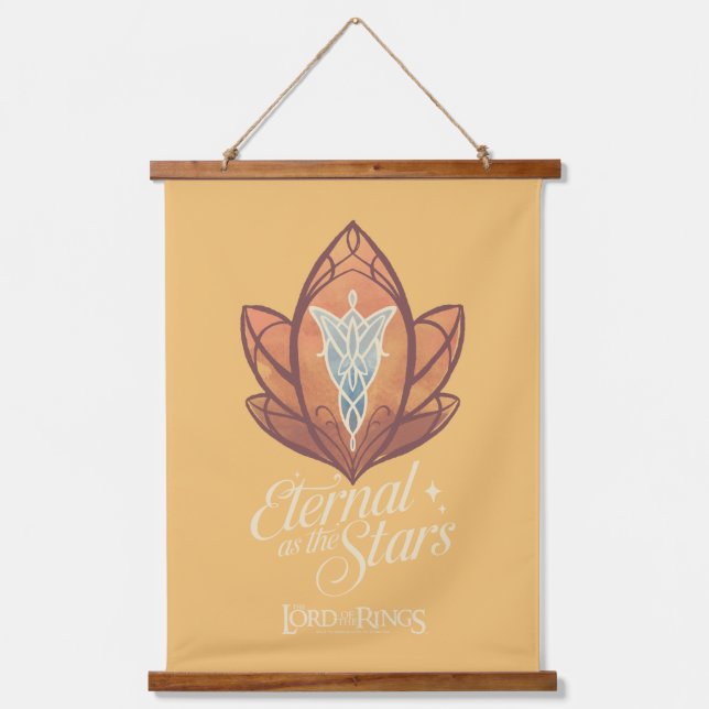 Tapiz Con Marco De Madera Eterno como las Estrellas Evenstar Gráfico (Anverso)