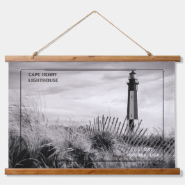 Tapiz Con Marco De Madera Faro de Cape Henry