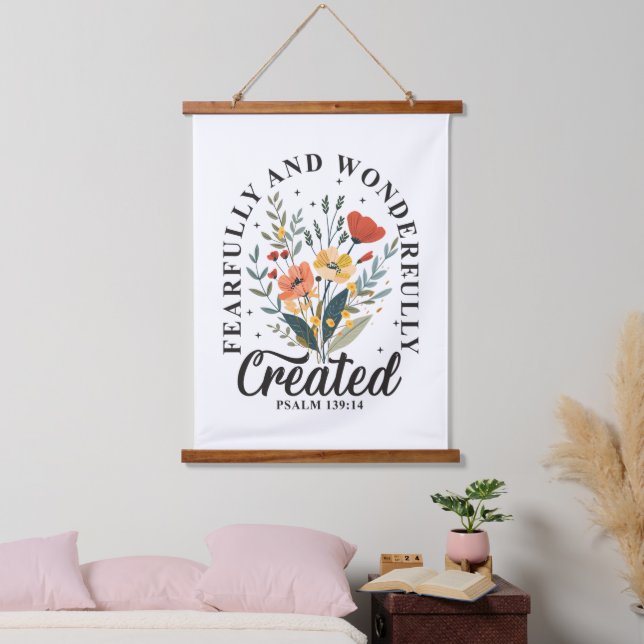 Tapiz Con Marco De Madera Fearente y maravillosamente hecho (Dormitorio)