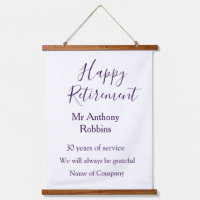 Feliz retiro añadir nombre años de servicio jubila