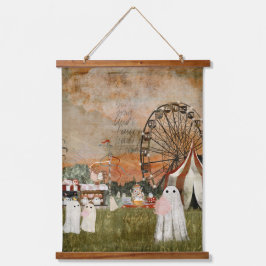 Tapiz Con Marco De Madera Feria del fantasma