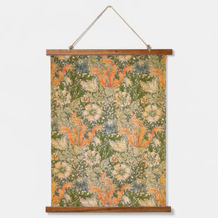 Tapiz Con Marco De Madera Festival de Flores William Morris Spring Compton