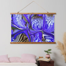 Flor de iris púrpura