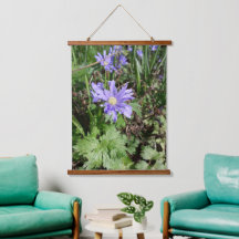 Flor de jardín azul