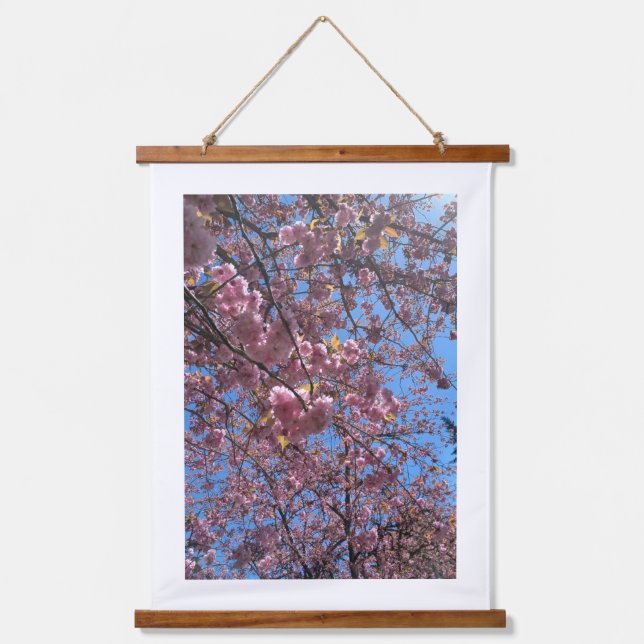 Tapiz Con Marco De Madera Flores de primavera (Anverso)