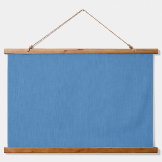 Tapiz Con Marco De Madera Fondo azul texturizado tranquilo y simple (Anverso )