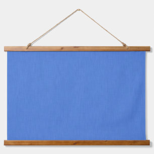 Tapiz Con Marco De Madera Fondo azul texturizado visual calmado y simple