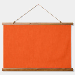 Tapiz Con Marco De Madera Fondo naranja texturizado tranquilo y simple