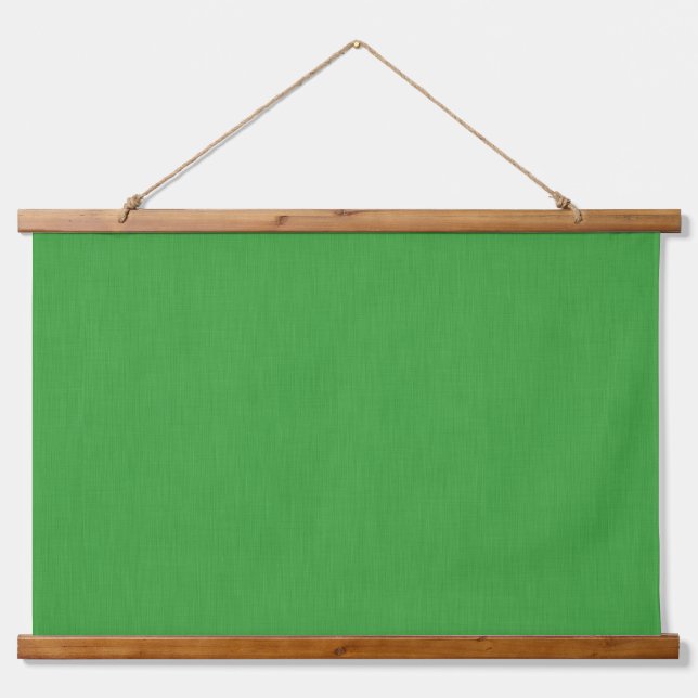 Tapiz Con Marco De Madera Fondo verde texturizado visual calmado y simple (Anverso )
