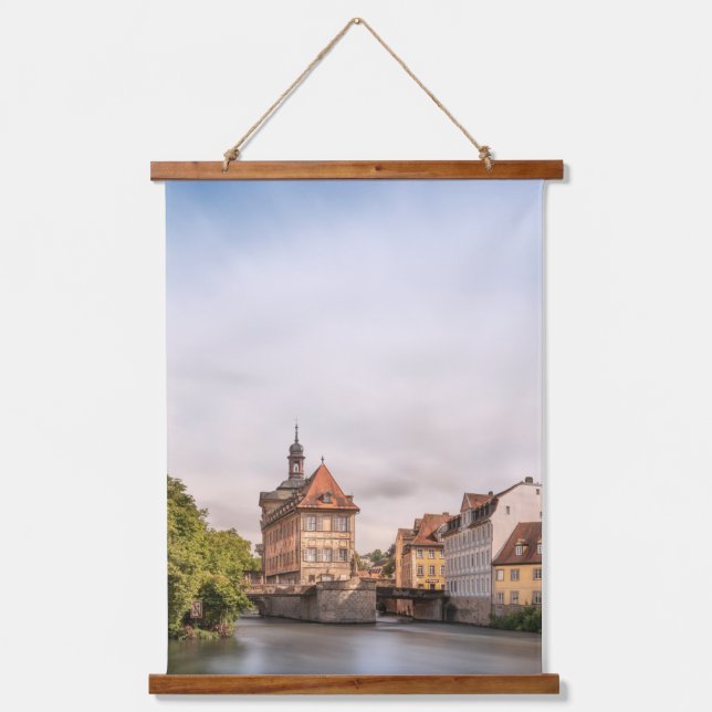 Tapiz Con Marco De Madera Foto de Bamberg Alemania (Anverso)
