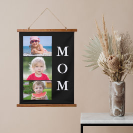 Tapiz Con Marco De Madera Foto de Mamá 3