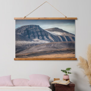 Tapiz Con Marco De Madera Foto de Spitsbergen Landscape