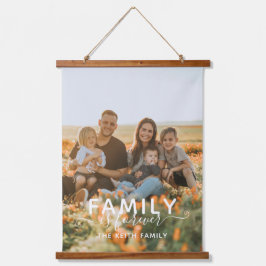 Tapiz Con Marco De Madera Foto familiar Keepsake