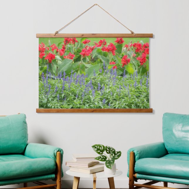 Tapiz Con Marco De Madera Foto personalizada (Sala de estar)