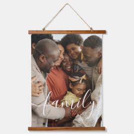 Tapiz Con Marco De Madera Foto personalizada y foto de texto