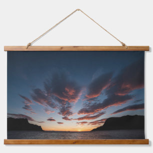 Tapiz Con Marco De Madera Fotografía paisajística de Escandinavia