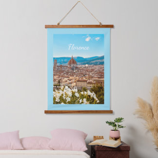Tapiz Con Marco De Madera Fotografía personalizada de Florencia en Italia