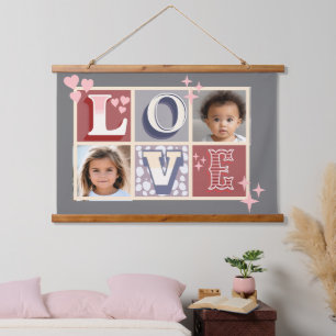 Tapiz Con Marco De Madera Fotos del Personalizado del El día de San Valentín