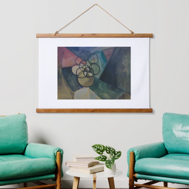 Tapiz Con Marco De Madera Francis Picabia, Caoutchouc, 1909., Resumen Art (Sala de estar)