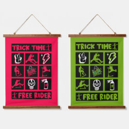 Tapiz Con Marco De Madera Freestyle Trick Scooter
