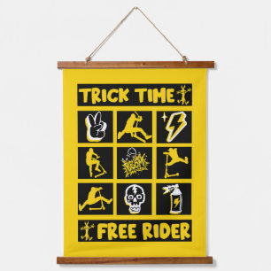 Tapiz Con Marco De Madera Freestyle Trick Scooter