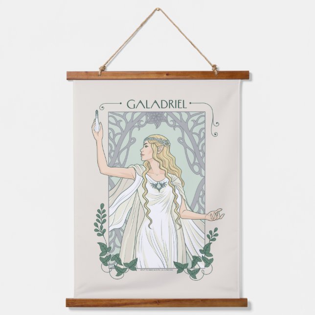 Tapiz Con Marco De Madera Galadriel Light of Valinor Graphic (Anverso)