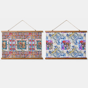 Tapiz Con Marco De Madera Galo de Barcelos, Portugal