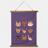 Gato meowgical en Halloween con disfraces