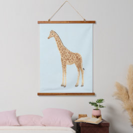 Tapiz Con Marco De Madera Giraffe Nursery Tapestry