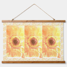 Tapiz Con Marco De Madera Girasol Vendredi