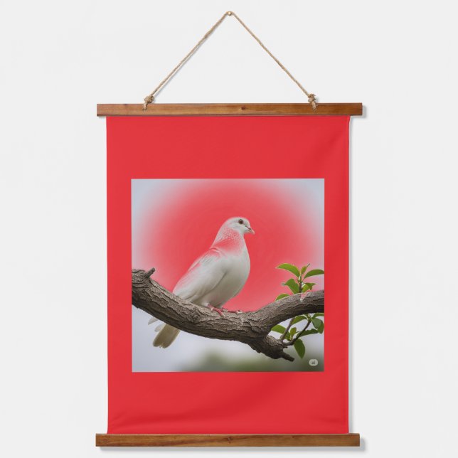 Tapiz Con Marco De Madera "Global Charm – Artisan Wall Tapestry from India" (Anverso)