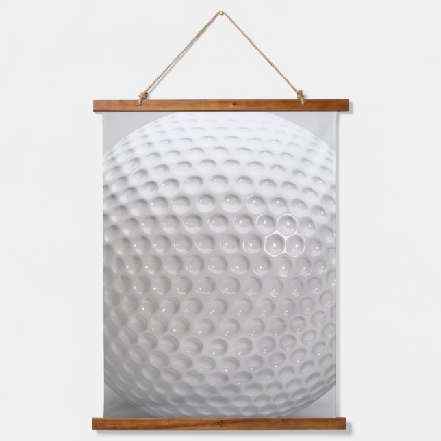 Tapiz Con Marco De Madera Golf Ball Sport (Anverso)