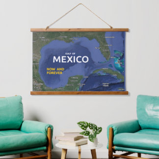 Tapiz Con Marco De Madera Golfo de México
