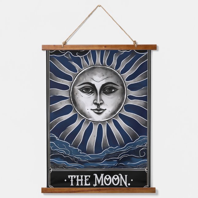 Tapiz Con Marco De Madera Gothic Moon Tarot (Anverso)